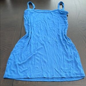 Elegant Blue Mini Dress